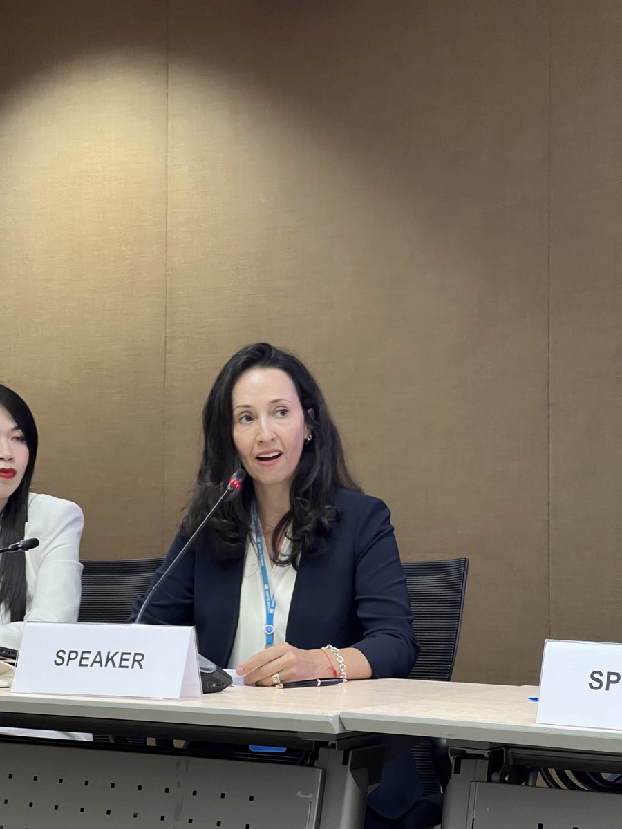 At FFA’s joint side event at @UNESCAP 's 11th #APFSD2024, Marianna of UN FAO says, collaboration, learning, action, and intl' collaboration is key to facilitating #humanrights-based #climateaction and sustainable #foodsystems in #Asia #sustainablefinance.