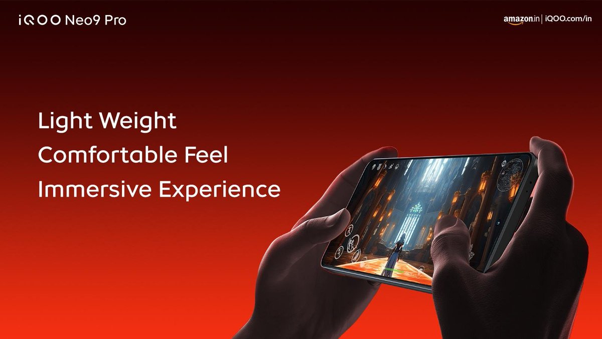 Experience sleekness with lightweight architecture and premium looks that ensures a comfortable in-hand experience with the all-new #iQOONeo9Pro. 🌈📱

Know More - rb.gy/1gu7nl   
Watch Now - bit.ly/48ooUQ7 

#iQOO #PowerToWin #iQOONeo9Pro #LaunchEvent