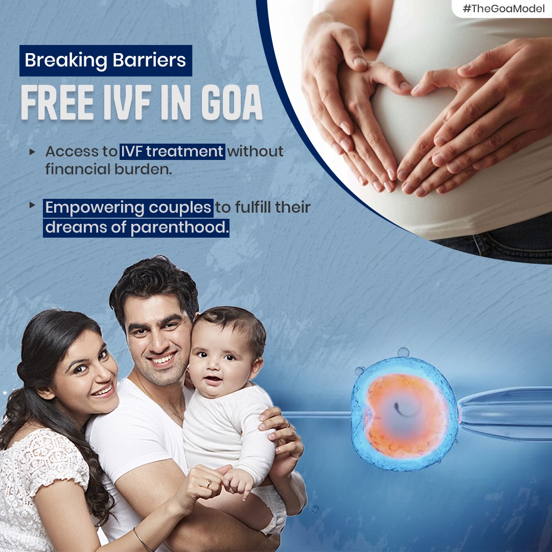 Goa breaks barriers with free IVF access, empowering couples to pursue parenthood without financial constraints. An inclusive initiative ensuring equal opportunities for all. #IVF #Parenthood #TheGoaModel #HealthCare #GoaHealth