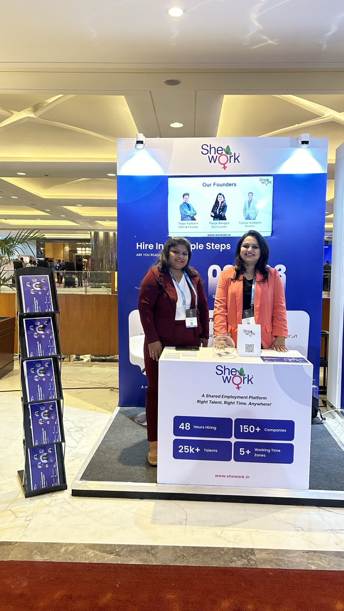 SheWorkIn's tweet photo. Thrilled to be at #ETHR in Gurgaon, connecting with #industryleaders and diving into the latest #HR &amp; #HRtech trends!  Excited to share our insights &amp; learn from others. Stay tuned for updates! 

#ETHRNEXTECH #networking  #HRTech #shework #ETHRNextech #DiversityandInclusion https://t.co/OT6kbeCAbW