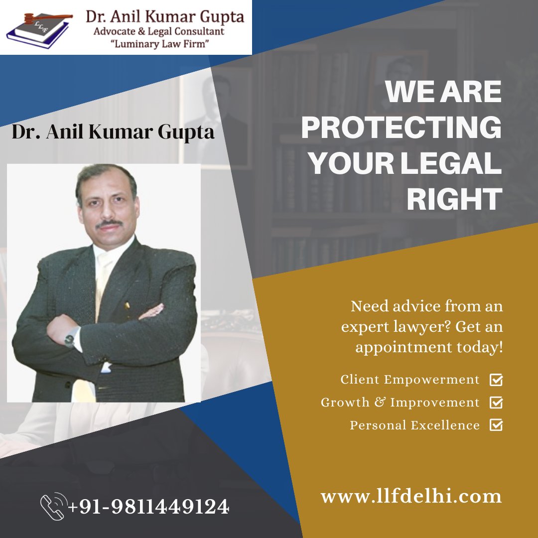 DRAnilKuma's tweet photo. Greetings…!
We Are Protecting Your Legal Right 
👉 Need advice from an expert Lawyer ? Get an Appointment today !
Call Now: 📞+91-9811449124/9811343934
#LuminaryLawFirm
📧 llfofdelhi@gmail.com
🌐 https://t.co/Hh81LzBuzu
📌Branch Office Address:
C-7, Raja Garden, New Delhi 110015 https://t.co/UstTrSQ6va