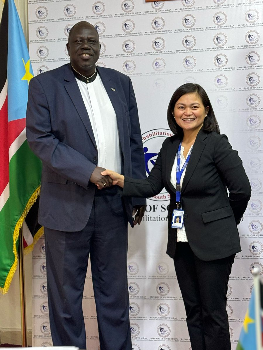 Hon. Gatwech Kulang (@chairrrc_kulang) on Twitter photo Fruitful meeting with <a href="/IOMSouthSudan/">IOM South Sudan</a> <a href="/TangaraCon/">Connie Tangara</a>, Programme Planner.
We both touched base on how to fast-track activities between the two parties. Fruitful meeting with <a href="/IOMSouthSudan/">IOM South Sudan</a> <a href="/TangaraCon/">Connie Tangara</a>, Programme Planner.
We both touched base on how to fast-track activities between the two parties.