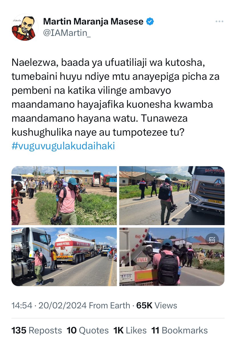 rollymsouth's tweet photo. Pole sana kwa kusikitika,content haina hata dhihaka(labda angle uliyoamua kuichukua) coz ni kweli mlilalamika kuna wana habari wanavizia maandamano kabla ya watu( ni ujumbe tumefikisha), maswali magumu kama sukari na ukosefu wa maji kupewa majibu mepesi(ni ujumbe umefika), sisiemu kusema idadi ya waandamanaji ni ndogo (ni ujumbe tumefukisha) then sisi sio wanasiasa (ndo maana hii content ina mapokeo ya makundi mawili ya CDM na CCM) tunafanya creativity kulingana na yanayoendelea kwenye jamii suala la mapokeo ni la tunayemfikishia.