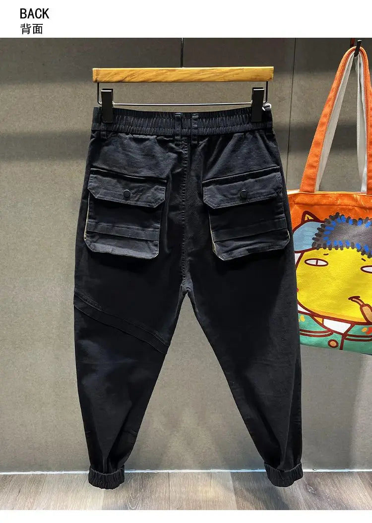 Men's Cargo Pants Patchwork Fried Street Tide Brand Design Overalls Men Outdoors Casual Pants Male Loose Bunched Feet Trousers

Available for Purchase at 
euw-shop.myshopify.com/products/mens-…

#clothesforsale #shopsecondhand #salethailand #ltksalealert #shopwithme #shoppingroll #shoppingitaly