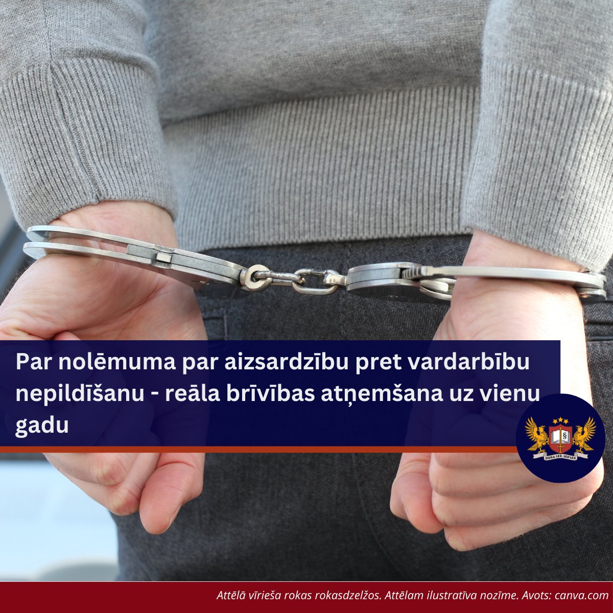 Vīrietis tiesas zālē tika apcietināts. Lēmums tika pieņemts paātrinātā procesa kārtībā, kas bija mazāk nekā 48 stundu laikā no noziedzīgā nodarījuma izdarīšanas ⚫🔴 prokuratura.lv/lv/aktualitate…