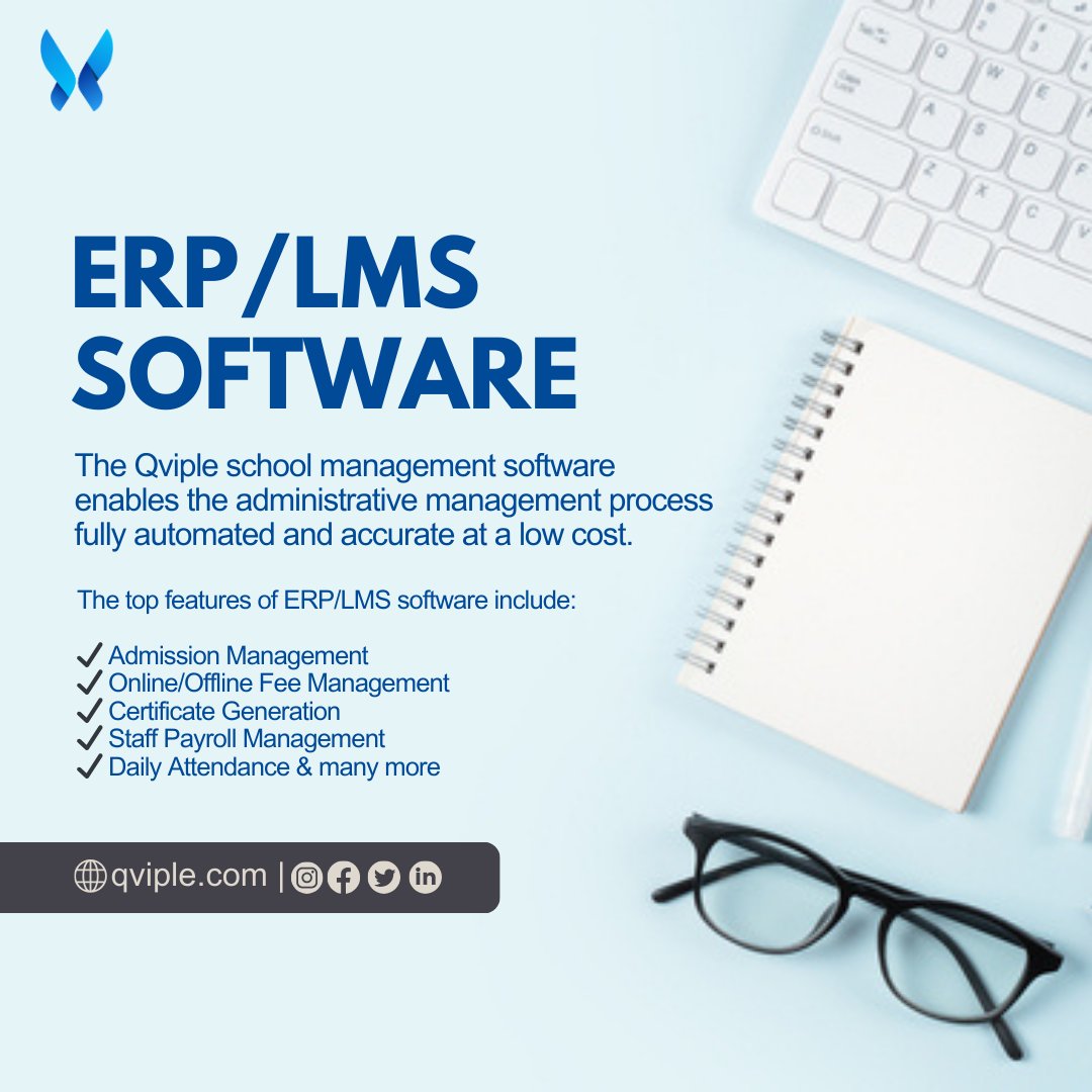 Qviple1's tweet photo. Experience the power of automation and accuracy with @qviple

Ready to transform your institution's administration?
👉🏻Click the link to discover more!
🔗https://t.co/nG5vuqox70

#Qviple #schoolerp #LMS #embraceeveryone #institutemanagement #collegesofpune #Maharashtra https://t.co/Wmmi9I22AQ