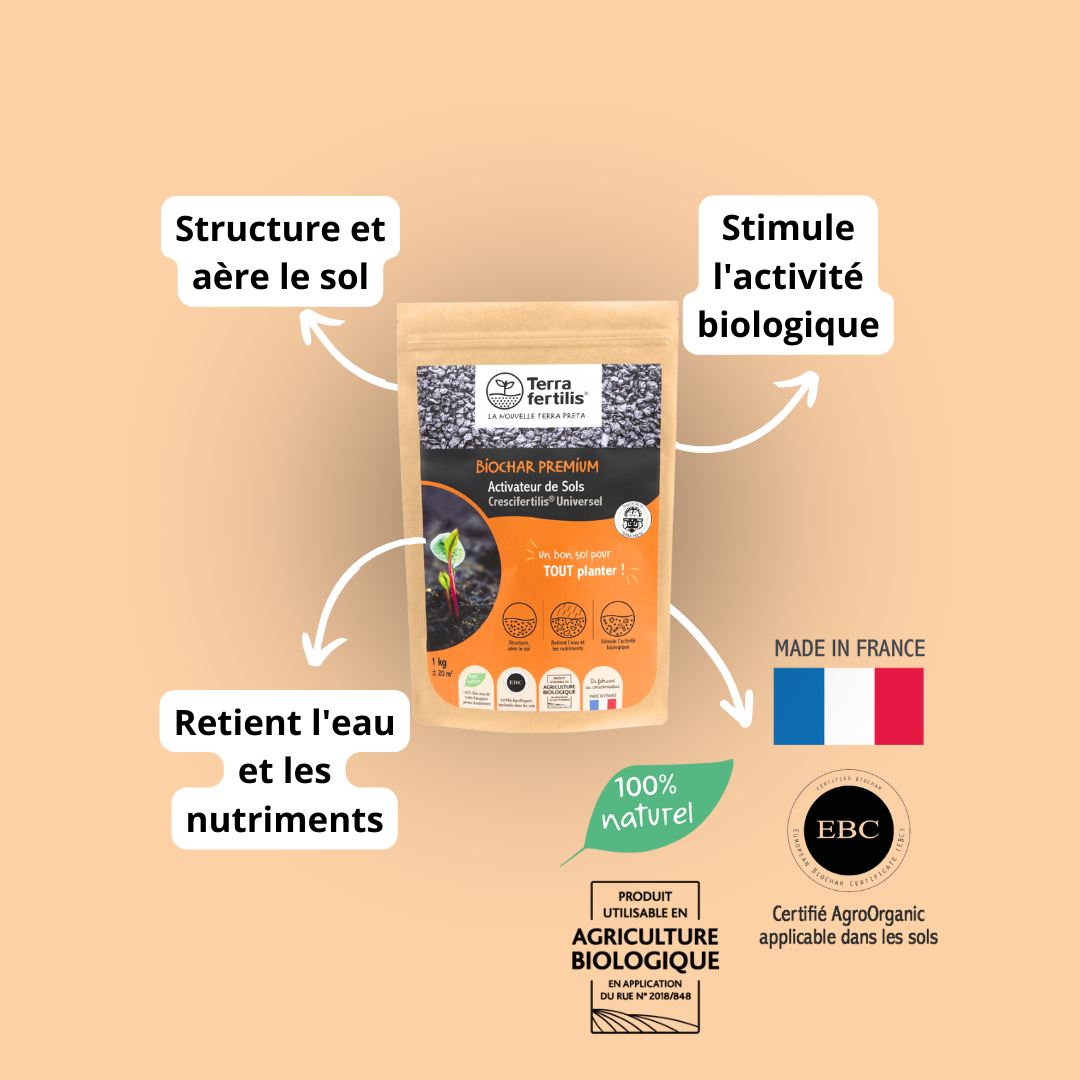 Pourquoi utiliser le #biochar avant le printemps ? Celui-ci permet une augmentation de la fertilité pour des fleurs en pleine santé et de belles récoltes côté potager. Le tout, sans produit chimique ! Alors, prêt à tester ? ➡️ terrafertilis.com/nos-biochars/1… #TerraFertilis #GroupeSLB