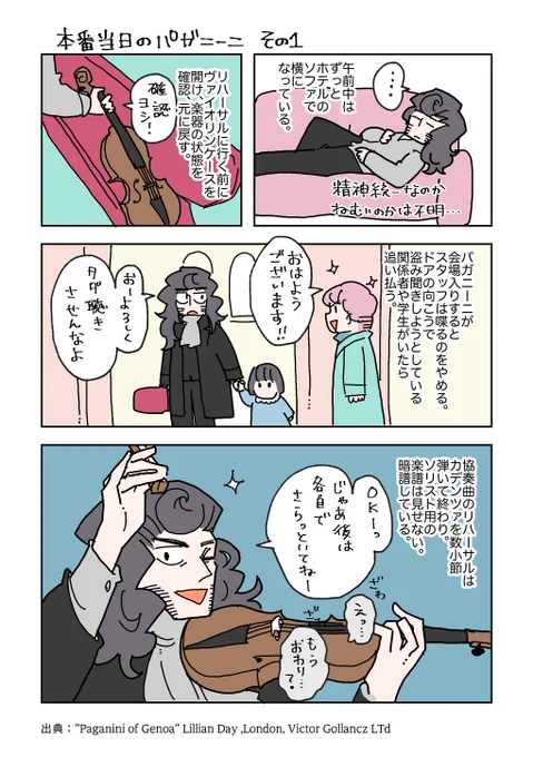 本番当日のパガニーニ まとめ🎻 