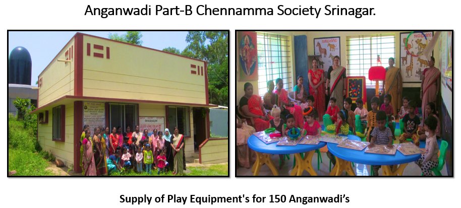 Anganwadi’s is the grassroots level of schooling, where children are given a proper foundation for their educational journey! BSCL has developed 51 Anganwadis, constructed 2 new Anganwadis & Supplied play equipment’s for 150 Anganwadis. 
#SmartCityKiSmartKahani