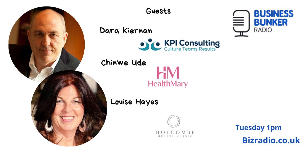 vanillaweb's tweet photo. Joining me &amp; Cohost Julie Edinburgh @Diamond1Julie 
on the next #BBunker Radio Show our guest are 
Dara Kiernan @KPI_Ireland 
Chinwe Ude Health Mary
Louise Hayes @Holcombehealth 

All the details here https://t.co/7I5tTvqoxW https://t.co/Rmo0XCmWZq