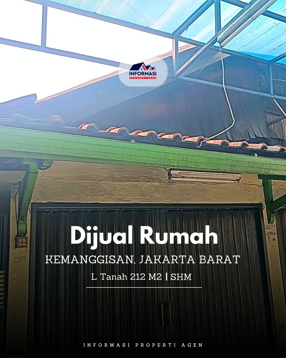 AgenInformasi's tweet photo. Dijual Rumah pinggir jl raya kemanggisan ada 2 ruko kios Kemanggisan, Jakarta Barat

SertifikatSHM
L. Tanah212 M2 (10 X 20)
L. Bangunan100 M2
Kamar Tidur3
Kamar Mandi3
Lantai1

Call Me 
Agus 0818-0800-7714

-InDRA https://t.co/ibXiw3Osl2