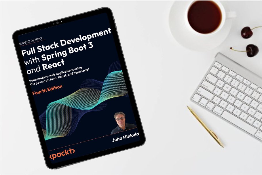 I got my hands on 'Full Stack Development with Spring Boot 3 and React' by Juha Hinkula, published by @PacktPublishing. A practical guide for Java developers looking to master Spring Boot, React, and TypeScript Learn more:👇