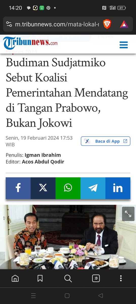 budimandjatmiko's tweet photo. Saya minta @tribunnews agar take down video &amp;  berita ini karena saya tak pernah diwawancarai TribunNews, tak pernah buat pernyatan ini &amp; krn sdh mengambil video TikTok saya tanpa ijin. Utk pelanggaran etika ini, saya tunggu pertanggungjawaban TribunNews 

https://t.co/bgfkjtBkpA https://t.co/yagJ9sdOW5