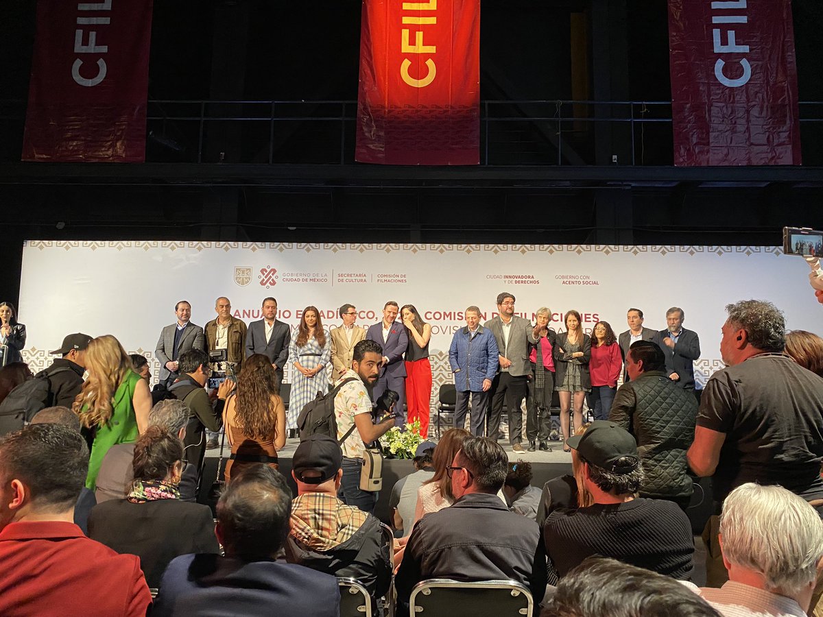 jorgemam's tweet photo. Estuvimos en la presentación del Anuario Estadístico 2023 de la #CFILMA @CFilmaCDMX @guillermo_sp donde se dieron a conocer importantes cifras sobre la filmación en #CDMX
#EnCDMXsíCFILMA https://t.co/J9XJ2dj4Iw