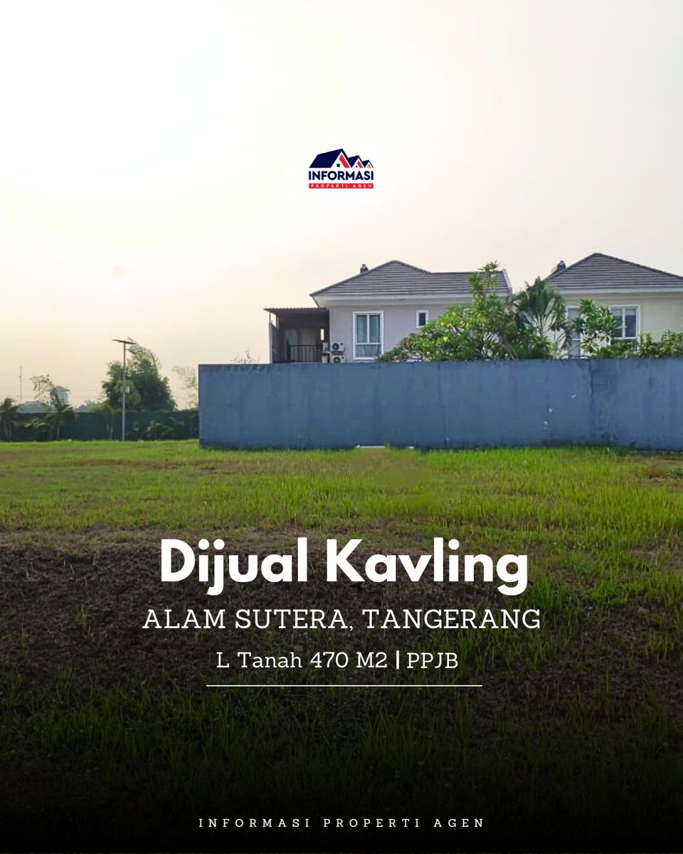 AgenInformasi's tweet photo. Dijual Tanah Kavling Suvarna Padi 470m² Suvarna Sutera, Tangerang,

SertifikatPPJB
L. Tanah470 M2

3FGJ0055

Call Me 
Ricky 0856-9382-0977

klik untuk melihat properti kami :
https://t.co/jh0BhvGtLw

#informasipropertiagen #ipa #perumahan #Tanahdijual #realestate
-InDRA https://t.co/TM2pYkF5T9