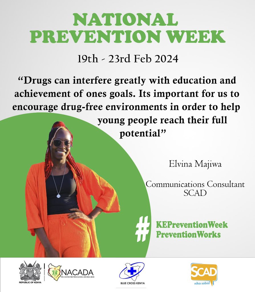 Happy National Prevention Week Kenya! 🇰🇪🔥

#KEPreventionWeek 
#PreventionWorks