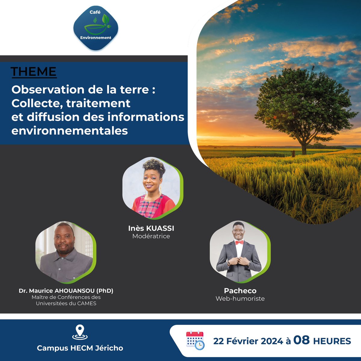 KuassiNanga's tweet photo. C’est l’école leader HECM qui accueille le Café Environnement ce jour 🥳

#InesKuassi #LaLadyEnvironnementaliste #CafeEnvironnement #HECM

@akennatonde @AkogbetoNadine https://t.co/P1cQoSO4g9