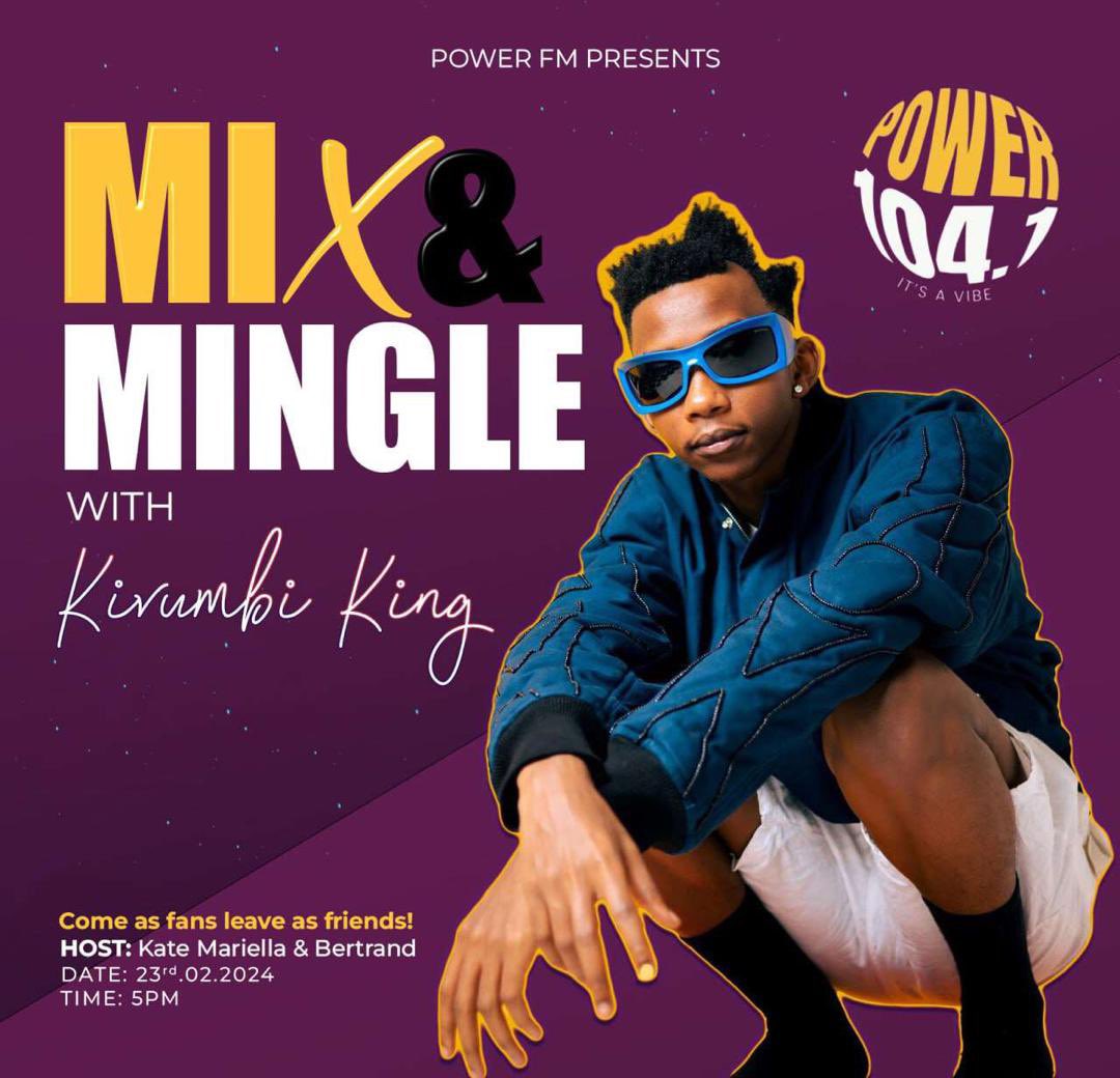 Prepare for a sonic celebration this Friday at 5pm! Join @umwami_kivumbi , alongside the dynamic duo Kate Mariella & @irad_bertrand_b , on #PowerXtra for a mix and mingle experience that will set the tone for an unforgettable weekend.