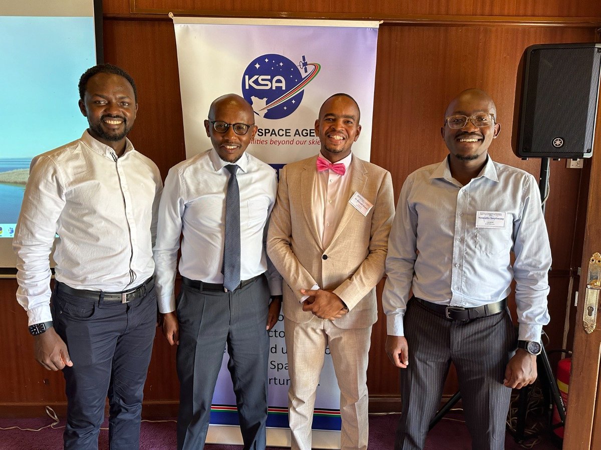 Our Regional Programme Coordinator @diangaronald made a presentation about @TomorrowNow_'s programs, partnerships & impact at the @SpaceAgencyKE Stakeholder Workshop on the utilization of Earth Observation decision support tools for the Agricultural sector #WhyWeatherMatters