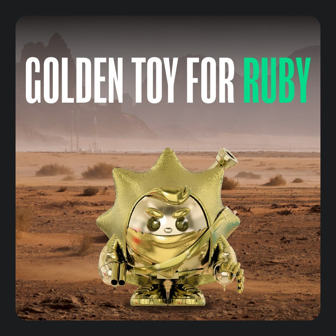 WE'VE HEARD YOU 😎

This toy has earned the most likes 👍 from you in January, and with the release of our new Ruby package (20), we've decided to gift each buyer its mythical version - Strider Drake GOLD!

👉 artoys.app/payment/ruby/41

⚠️ Important! There are no purchase