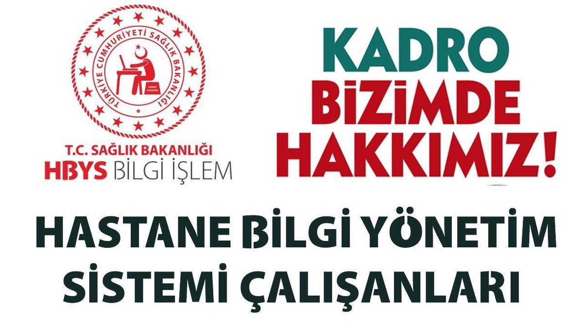 Sağlık bakanlığının en donanımlı hastanelerin mekanizmaları yazılım donanım uzmanları Hastane bilgi yönetim sistemi çalışanlarınız sizlere sesini duyurmaya çalışıyor Sn bakanım <a href="/drfahrettinkoca/">Dr. Fahrettin Koca</a> bilgi işlemcilerinizin hiç bir özlük hakkı yok hiç bir haktan yararlanamıyor en düşük