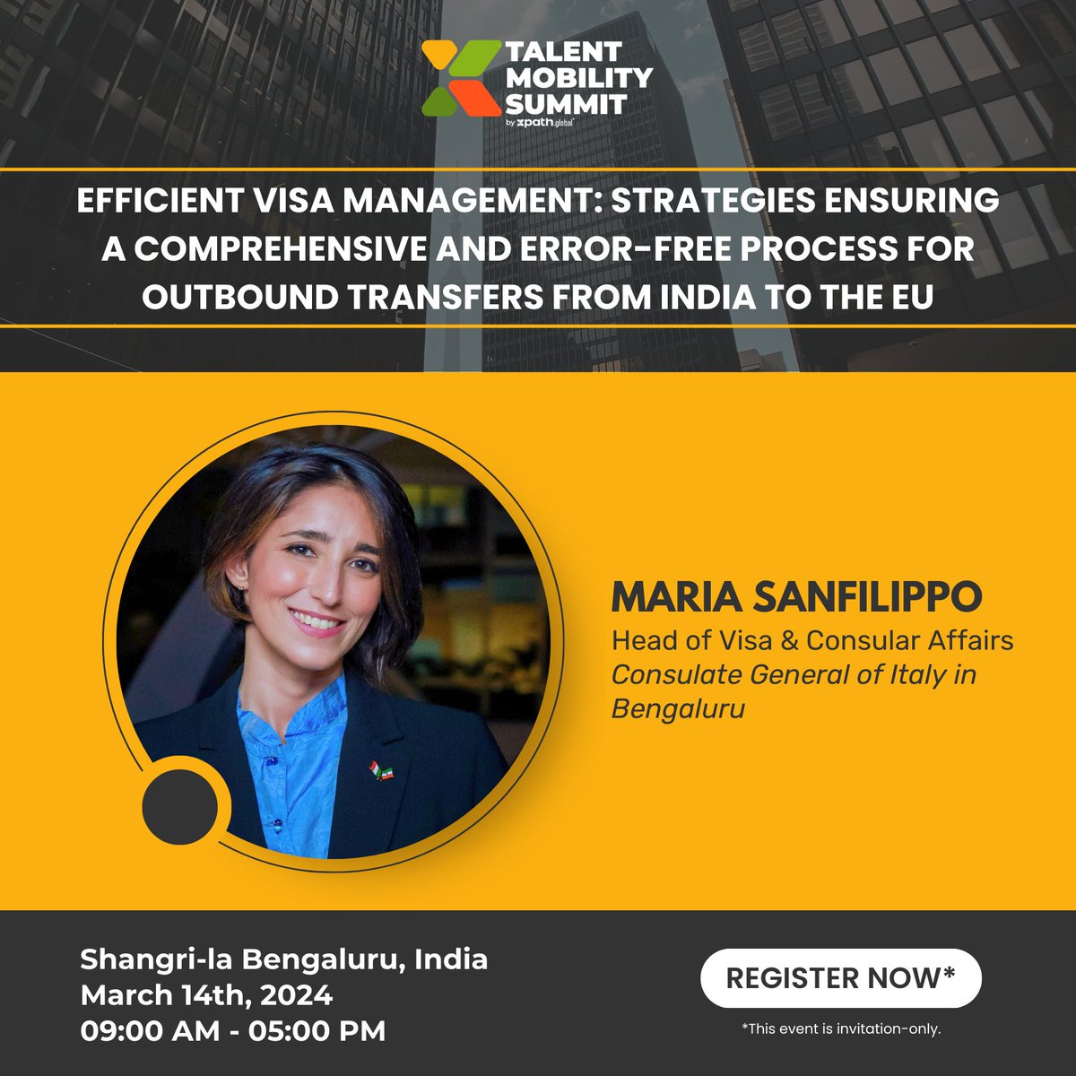xpath_global's tweet photo. 🗓️ Save the date: March 14th, 2024
📍 Venue: Shangri-La Bengaluru
🔗 Full agenda and registration details: https://t.co/7nXBgcJwhi
 
Stay tuned for more speaker updates!

#bengaluru #india #humanresources #TMS #globalmobility #visa #eu https://t.co/ghAng5tOka
