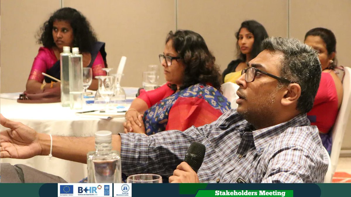 #PanelDiscussion We hosted a thought-provoking panel discussion centered around the crucial topic of Business and Human Rights. With esteemed panelists Mr. Danusha Pathirana- Economic Aspect Lawyer Lakmali Hemachandra - Legal Aspect Mr. Sumith Chaminda - Social Aspect