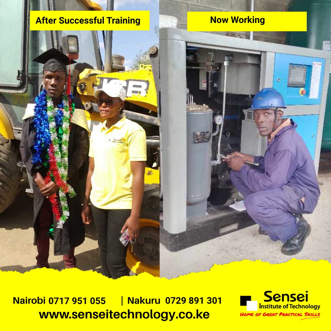 Congratulations Justus !!!, for sure Plumbing is a good skill for all youths. Join us for Plumbing and Drainage March Intake – 0729 891 301 senseitechnology.co.ke #plumbing #plumbingrepair #PlumbingTips