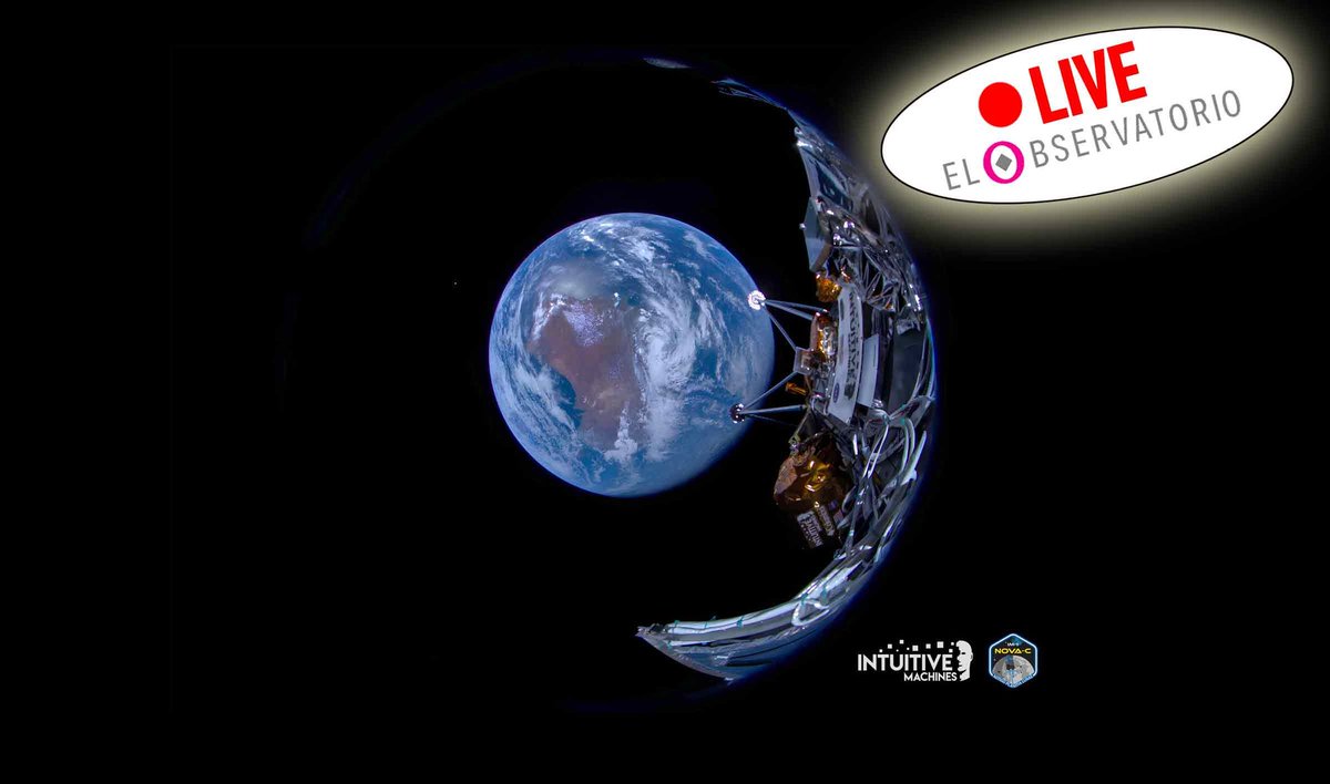 🔴 From <a href="/NewTechObs/">El Observatorio New Tech</a>, today 𝐋𝐈𝐕𝐄 will be offered the first commercial lunar landing attempt in over 50 years (by the private company <a href="/Int_Machines/">Intuitive Machines</a>), since the last American moon landing in 1972.

🚀🌔 HERE, all the info: elobservatorionewtech.com/inicio.aspx