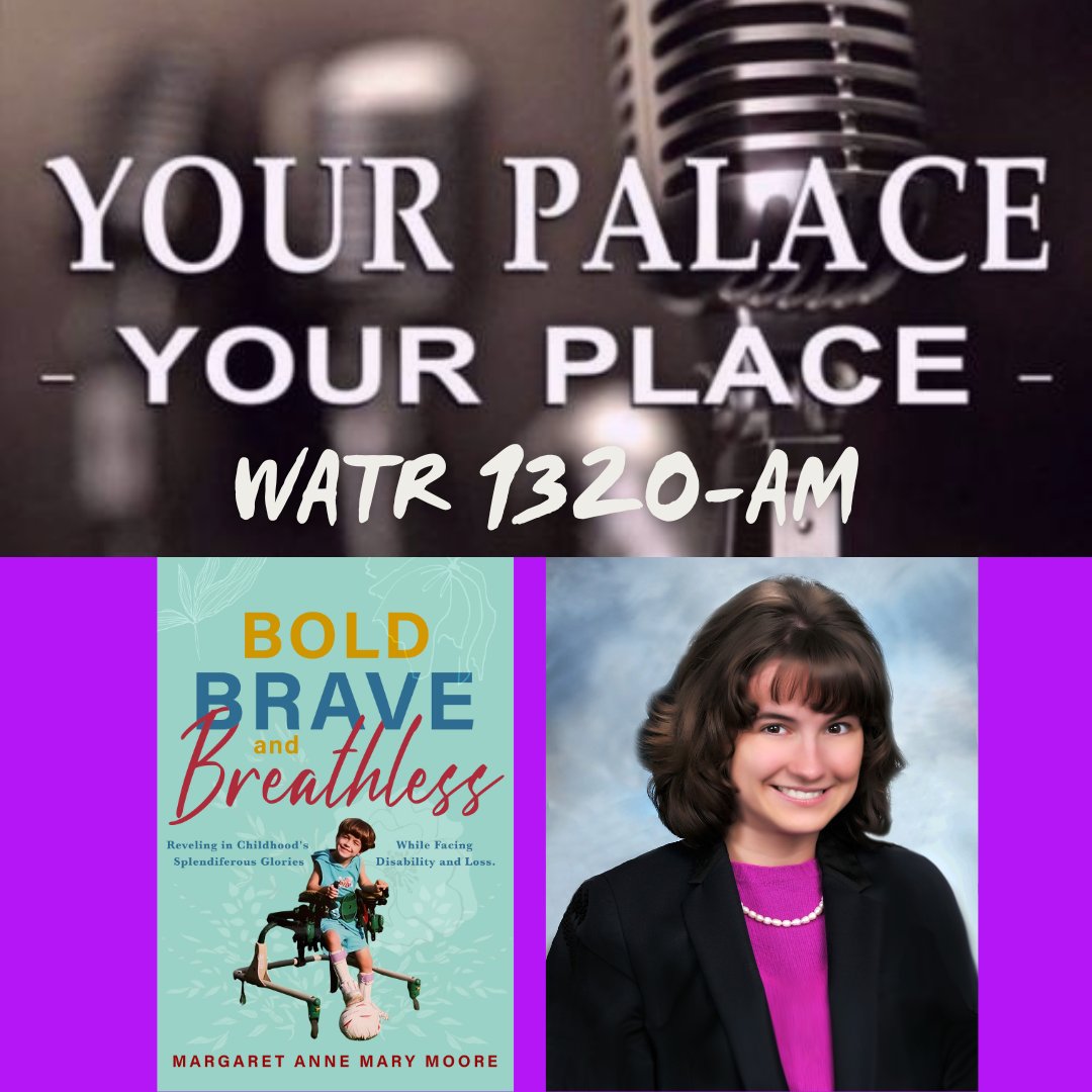 WoodhallPress's tweet photo. #Author @mooreofawriter's WATR 1320 #radiointerview on her Palace Theater #authorevent: https://t.co/fwrelEJdYu

@TheGinaBarreca will introduce Margaret at 3/9 #authortalk. #LimitedSeating‼ #Getyourtickets at https://t.co/syOzF2jXJd

#cerebralpalsyawarenessmonth #disabledauthor https://t.co/zlv7xZr9rh