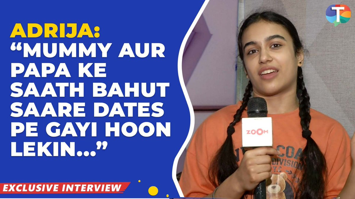 TellyTalkIndia's tweet photo. #JhalakDikhhlaJaa11’s #AdrijaSinha REVEALS her first date, crush & fear in All My Firsts segment
https://t.co/m1bx45QAGL
#tellytalk #funsegment #jhalakdikhlajaa11 #adrijasinha #exclusive #tvnews https://t.co/f2ucaS0wo2
