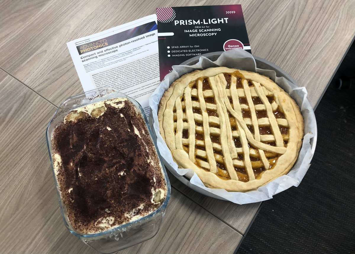 Vicidomini Lab (@vicidominilab) on Twitter photo "A #SPADarray detector in any laser scanning #microscope"....and a pair of cakes for any related paper.
doi.org/10.1117/1.AP.6…
<a href="/GTortarolo/">Giorgio Tortarolo</a> <a href="/ZuninoAle/">Alessandro Zunino</a> <a href="/MattiaDonatoIIT/">Mattia Donato</a> <a href="/zappone_sabrina/">Sabrina Zappone</a> <a href="/MachPierzynska/">Agnieszka Pierzyńska-Mach</a> <a href="/iamsimonluca/">Simonluca Piazza | Genoa Instruments</a> <a href="/_marcocastello/">Marco Castello</a>
<a href="/IITalk/">IIT</a> <a href="/genoainstrument/">Genoa Instruments | Microscopy</a>
#BrightEyes_ERC "A #SPADarray detector in any laser scanning #microscope"....and a pair of cakes for any related paper.
doi.org/10.1117/1.AP.6…
<a href="/GTortarolo/">Giorgio Tortarolo</a> <a href="/ZuninoAle/">Alessandro Zunino</a> <a href="/MattiaDonatoIIT/">Mattia Donato</a> <a href="/zappone_sabrina/">Sabrina Zappone</a> <a href="/MachPierzynska/">Agnieszka Pierzyńska-Mach</a> <a href="/iamsimonluca/">Simonluca Piazza | Genoa Instruments</a> <a href="/_marcocastello/">Marco Castello</a>
<a href="/IITalk/">IIT</a> <a href="/genoainstrument/">Genoa Instruments | Microscopy</a>
#BrightEyes_ERC