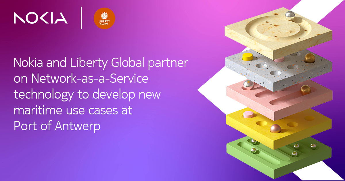 nokianetworks's tweet image. Together with the ecosystem partners @imec_int and @SEAFAR4 NV, Nokia and @libertyglobal have created a programmable network that enables remote piloting of ships at the Port of Antwerp. 
Check out the announcement: nokia.ly/3SQIhLM
#NetworkasCode #5GMonetization