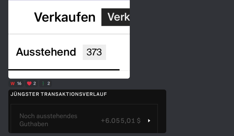 Über ein Wochenende 400 Sales+++ 
Dezember war crazy
Letztes Jahr war crazy
1 Mio++ Umsatz nur mit Sneakern
Top 10 DE SneakerReseller? 

(Bild ist aus Ende 2023)