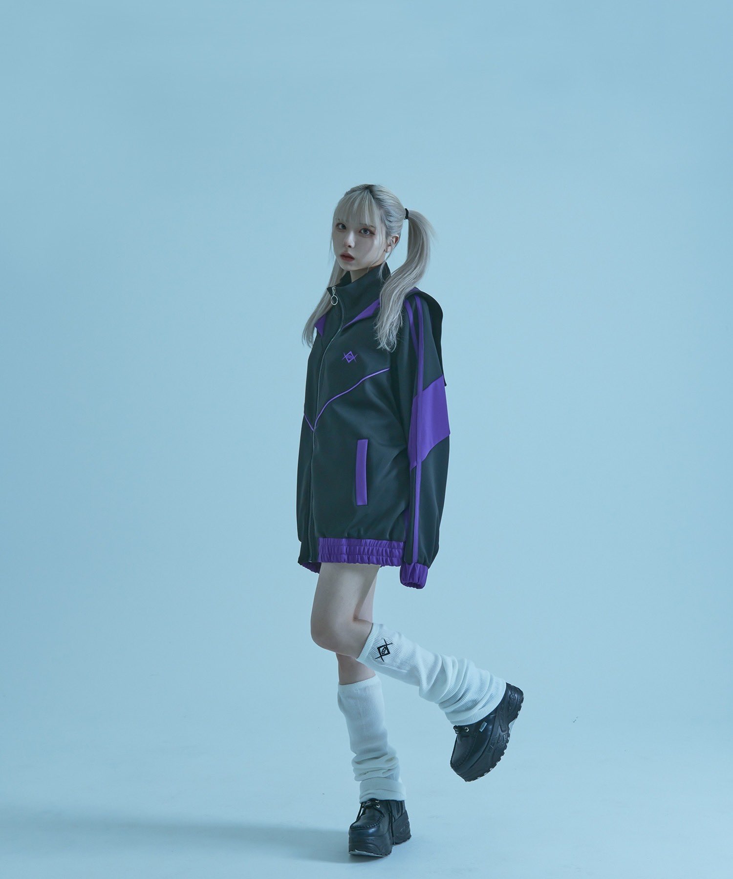 レフレム セーラー襟ジャージ アミリージュ Amilige ジャージ ドルマン