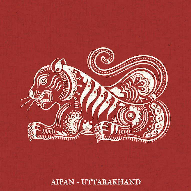 Presenting the eighth tiger from the series 'Tigers of India'.
8/9 - Aipan Tiger from Uttarakhand.

#9tigers #tiger #folkindica #studiokyaari #art
