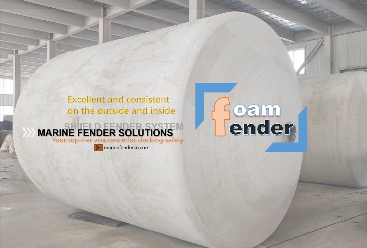 The intrinsic qualities of #Foam_fender. 🌊✨

#SHIELD_marine #marinefenders #rubberfender #marineengineering #conefender #bollard #Pneumatic_fender