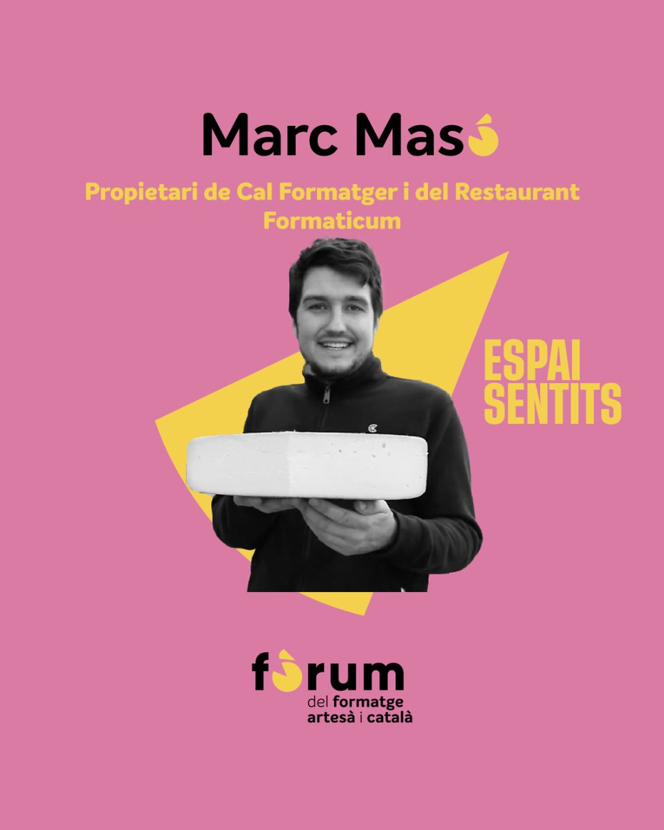 Forumformatge's tweet image. I no podia faltar #MarcMaso al #ForumFormatge! 

L’ànima de #CalFormatger i impulsor del restaurant #Formaticum impartirà un taller de cuina exprés amb la Laia Manté de formatge artesà ✨

😜 Vindràs?

🎟️ Entrades: entrapolis.com/entrades/la-cu…
🗓️03/03 - de 17:15h a 18h