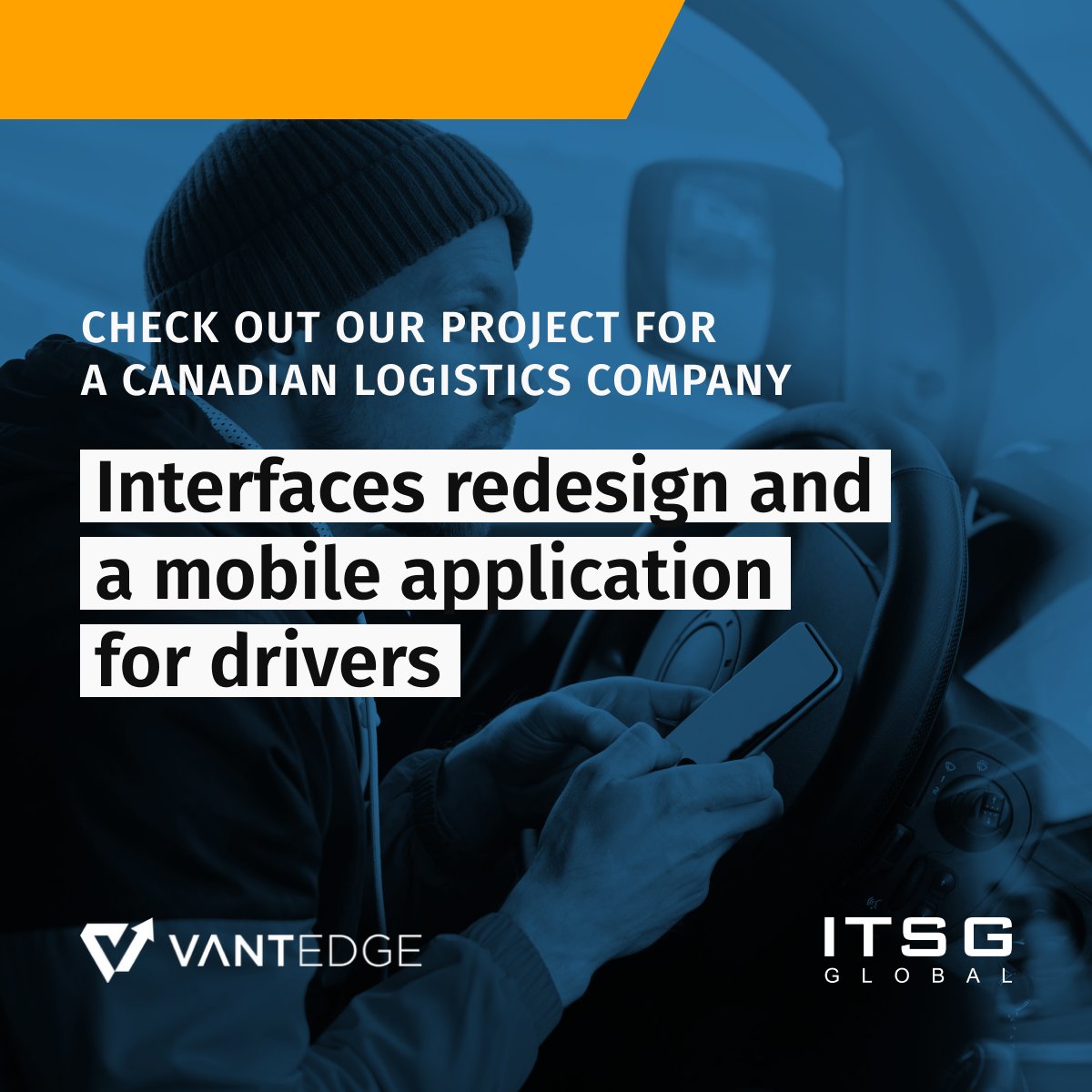 We know our work makes sense when we carry out projects like the one for VantEdge Logistics Inc.💪 Check this out and feel free to contact us for assistance in elevating your business: itsg-global.com/portfolio/vant… 👈 #logistics #itsg #vantedgelgx #mobileapp #trucking #business