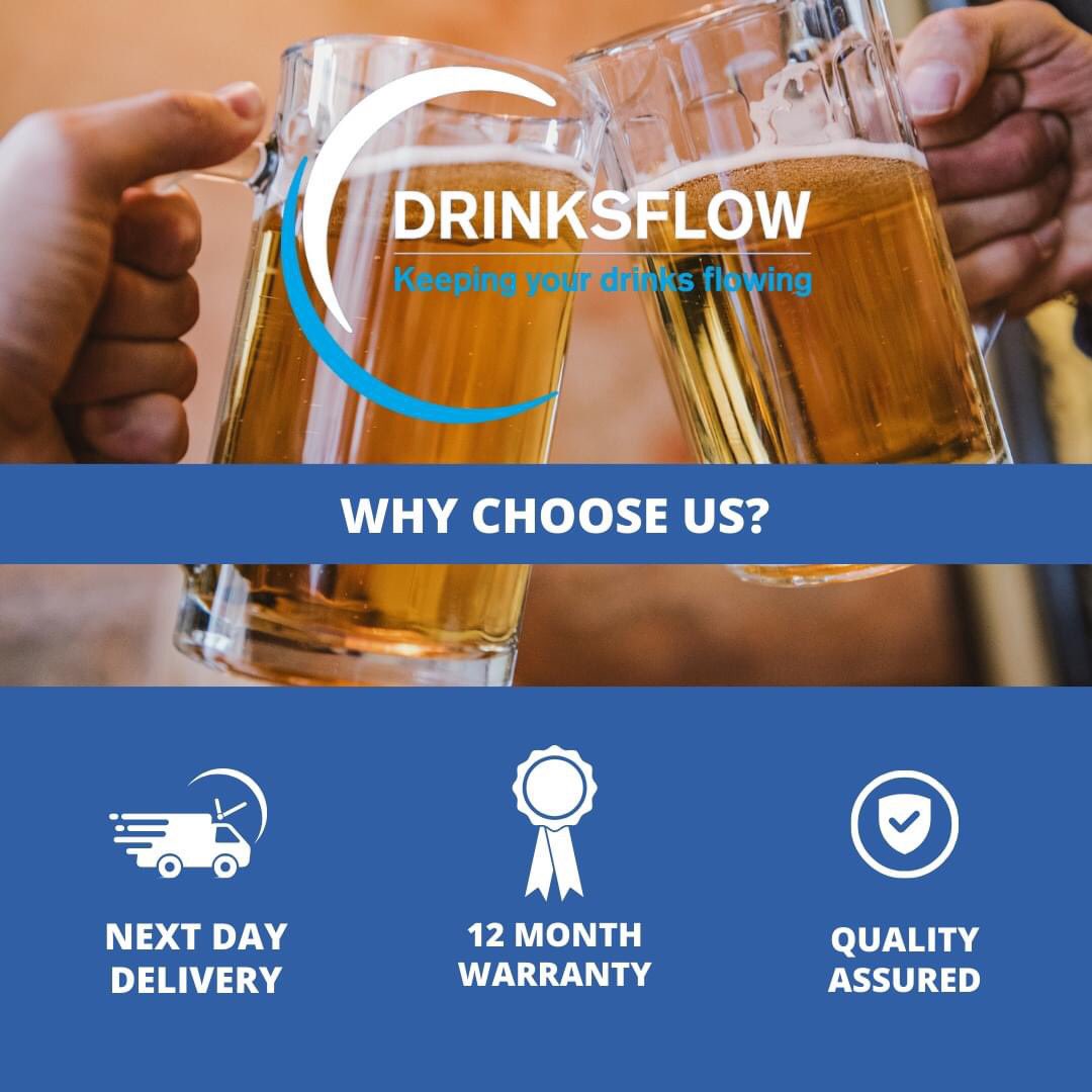 𝗞𝗲𝗲𝗽 𝘆𝗼𝘂𝗿 𝗱𝗿𝗶𝗻𝗸𝘀 𝗳𝗹𝗼𝘄𝗶𝗻𝗴 🍺

Our commitment to exceptional customer service is a key factor to our success!
✔️ Next Day Delivery
✔️ 12 Month Warranty
✔️ Quality Assured

𝗙𝗼𝗿 𝗠𝗼𝗿𝗲 𝗜𝗻𝗳𝗼: drinksflow.co.uk