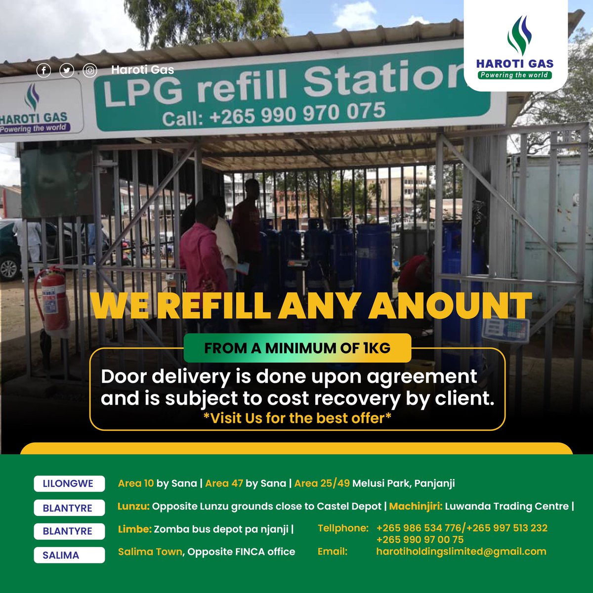 Haroti_gas's tweet photo. WE REFILL ANY ANOUNT https://t.co/Wnv4xJ0TPB