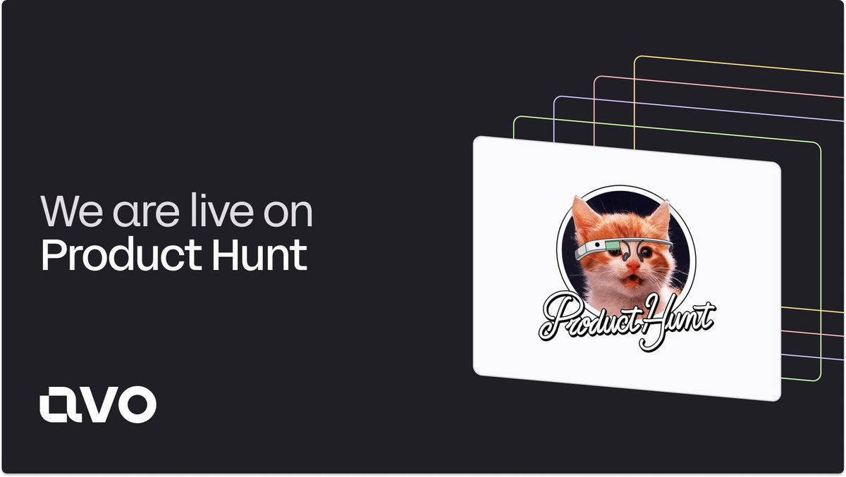 Today we’re launching Avo Inspector, the solution that makes it possible to find and fix data quality issues in minutes, not months.

It’s happening folks. Join us on Product Hunt to celebrate this major milestone for data practitioners, everywhere.
producthunt.com/posts/avo-insp…