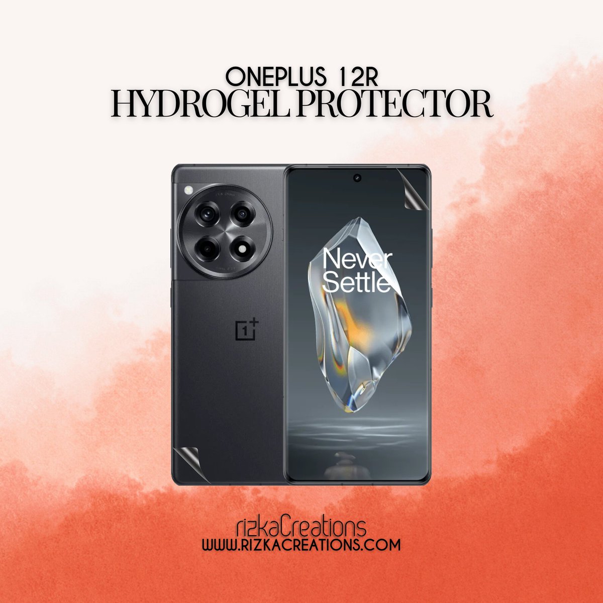 rizkacreation's tweet image. Shielding the OnePlus 12R with Hydrogel armor! 🔐✨ Because style and protection go hand in hand. #HydrogelGuard #OnePlusTech | rizkaCreations.com
.
.
.
#hydrogel #hydrogelprotector #hydrogelprotection #screenprotector #oneplus #rizkaCreations #rizka #screenprotection