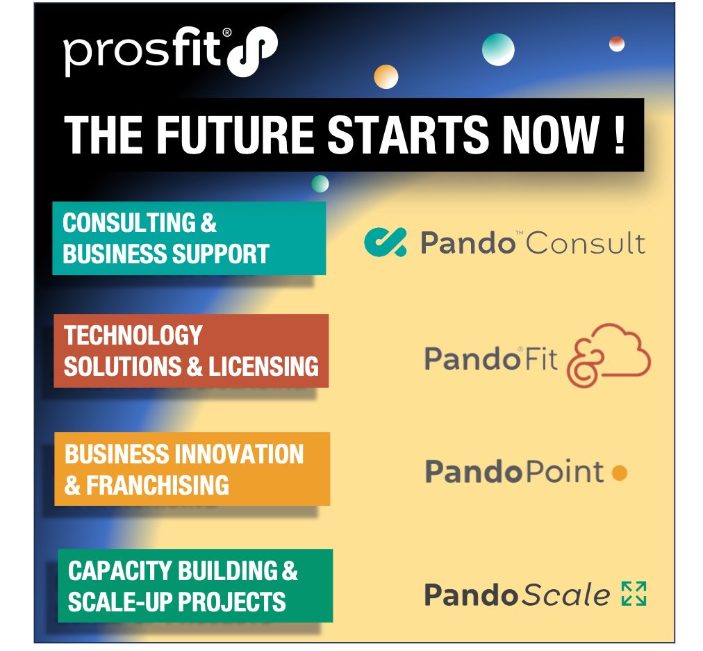 PROSFIT: THE FUTURE STARTS NOW > To focus the delivery of value, most effectively leverage know-how and expertise, and prepare for global scale-up, ProsFit is reorienting its global business model, with four distinctive service lines.