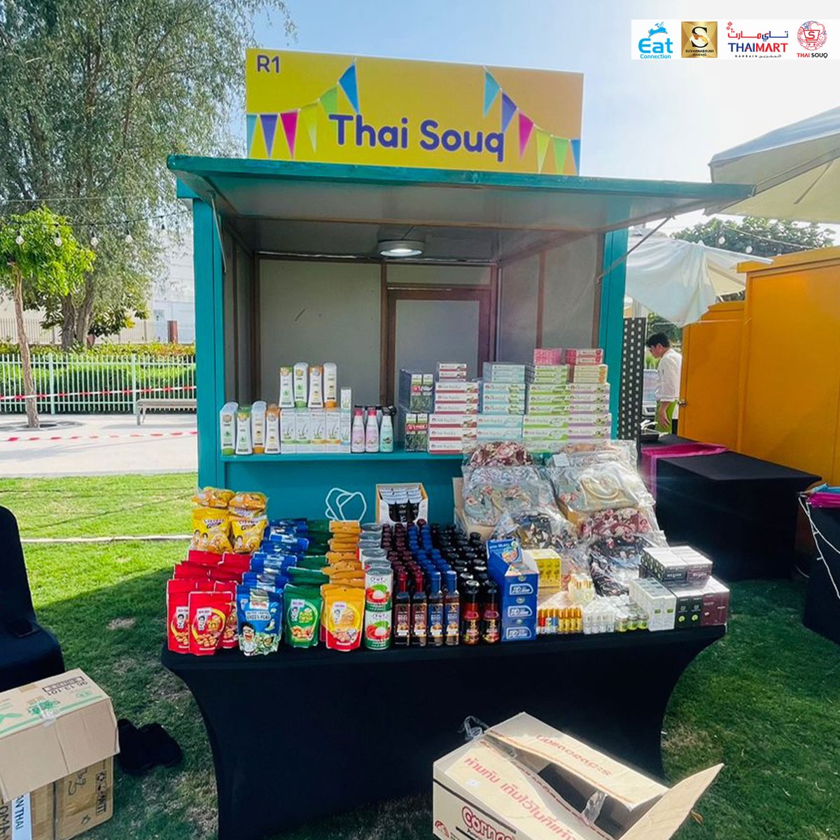 EatConnection's tweet photo. THAI SOUQ booth รวมสินค้าไทย สู่ตลาดตะวันออกกลาง ในงาน Thai Festival 2024 ครั้งที่ 6 ณ Sheikha Fatima Park อาบูดาบี ยูเออี 🇦🇪 วันที่ 16-18 กุมภาพันธ์ 2567

EAT x VEGA สนใจส่งออก ติดต่อสอบถามได้ที
👉https://t.co/SIi62opw2D

#ตลาดตะวันออกกลาง #ส่งออก 
#ตะวันออกกลาง #ยูเออี #ดูไบ https://t.co/ftUxqT3KVk