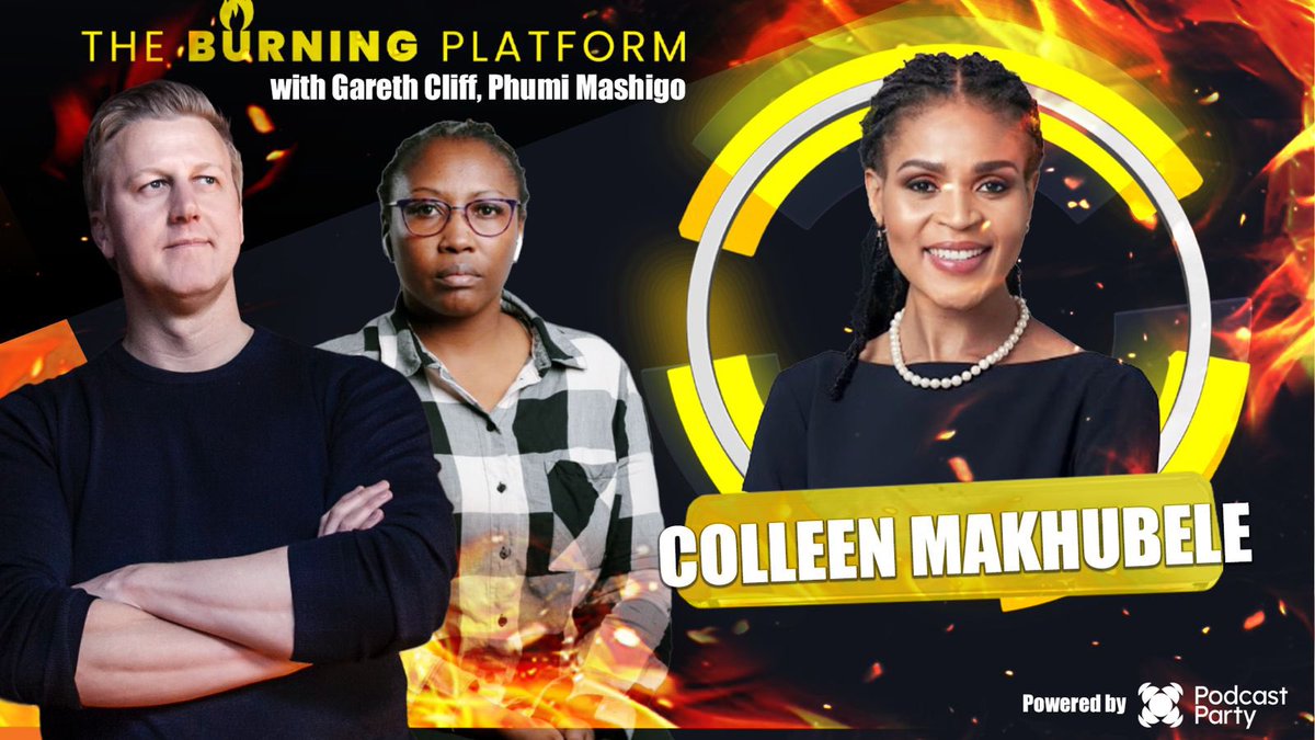 You’ve seen the posters, now find out what #SARA stand for. @ColleenMakhub joins me and @PhumiMashigo1 on the #BurningPlatform - powered by @PodcastPartySA - hear all questions answered and some harsh words for those who complain and don’t vote:  bit.ly/BP220224 🔥