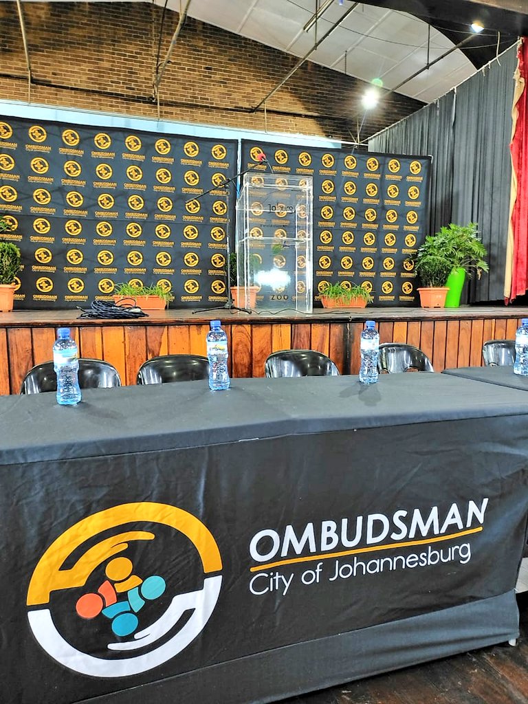 JoburgPulse_'s tweet photo. ON-AIR: We're broadcasting live from the Riverlea Recreation Centre with the office of @jhbombudsman this morning to mark the beginning of their #CitizenInformationClinics 👇🏾

🔉TUNE IN: https://t.co/74UqJCrSKX 

#JoburgPulseRadio #CoJEvents ^GZ https://t.co/ZIb4NHeh2M