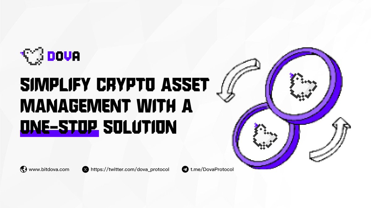 🛠 The pioneering tool for crypto asset management in Dova. From staking to lending, Dova offers users a comprehensive set of tools to manage their #BRC20 and other crypto assets.

🧭Simplify your crypto asset management with #Dova.

#Tools #Management #OneStopSolution