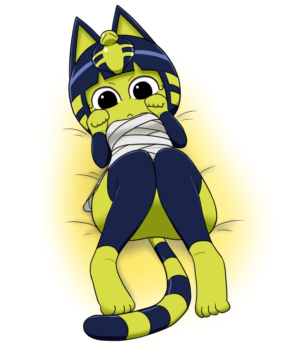 ニャオハ「猫の日だからなんか猫系のイラストをと思ったけどナイルちゃんとニャオハしか無かった」|森葉樹🌲shin-you-juのイラスト