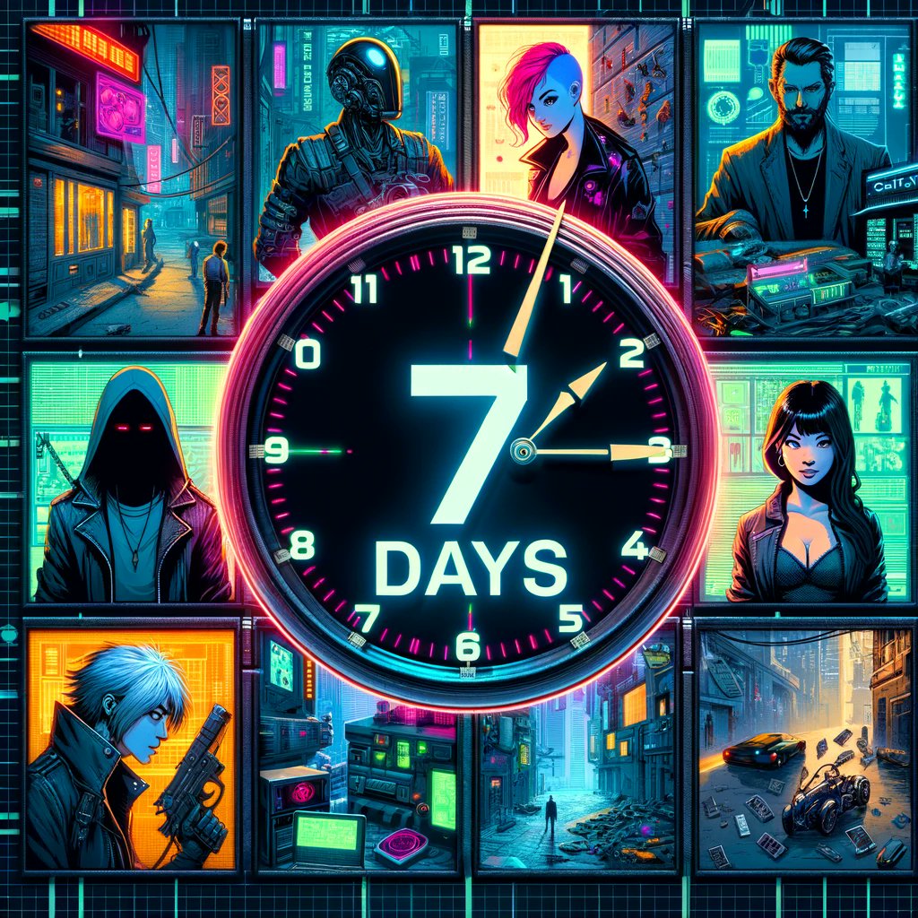 One week until launch! 🌆 Experience a unique blend of #VisualNovel and #PointAndClickAdventure in #CyberNoirStoriesTheTrunk. Your journey's about to kick off. store.steampowered.com/app/1939130/Cy… #pcgames #madewithvisionaire #lgbtqgames #ShowcaseThursday